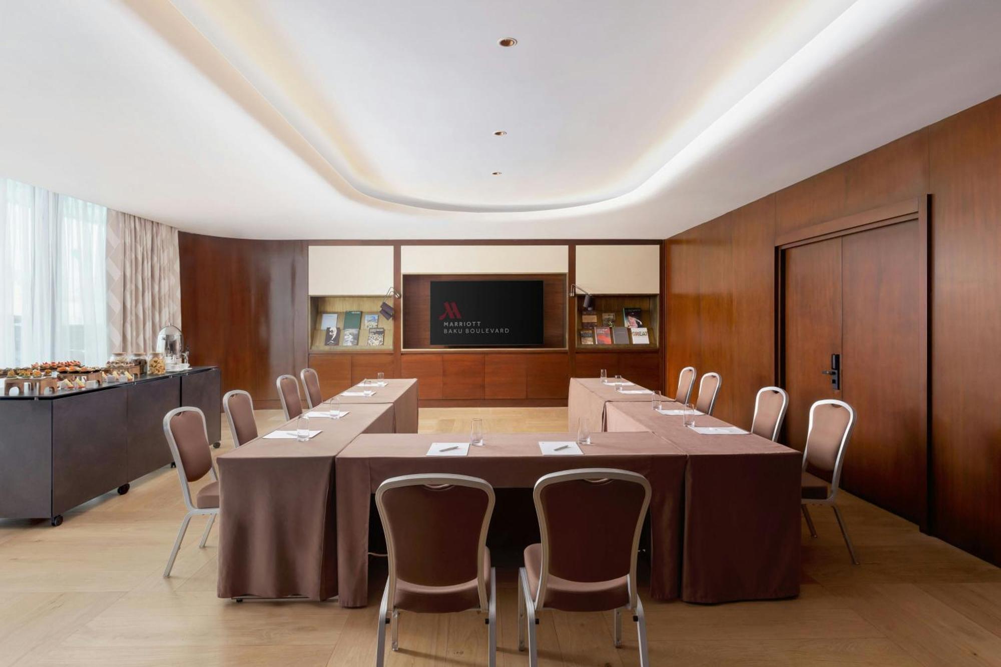 Baku Marriott Hotel Boulevard Exterior foto Meeting room